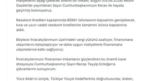 İhracatçının finansman yükü hafifliyor: Reeskont kredilerinde vergi muafiyeti genişletildi