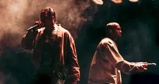 Olimpiyat Stadyumu'nda dünya rekoru provası: Kanye West ve Travis Scott aynı sahnede