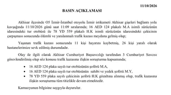 Manisa'daki feci kazada bilanço ağırlaştı: 11 can kaybı