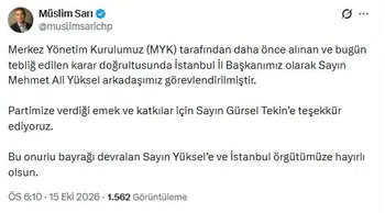 CHP İstanbul'da nöbet değişimi: Yeni il başkanı belli oldu