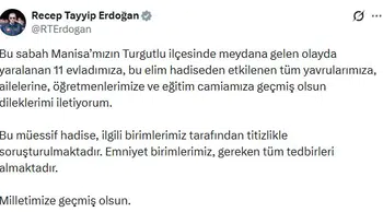 Cumhurbaşkanı Erdoğan'dan Turgutlu'daki üzücü olay için ilk açıklama