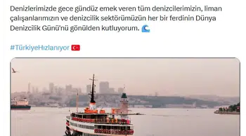Bakan Uraloğlu'ndan denizcilik sektörüne özel mesaj: Mavi Vatan'ın gücüne vurgu yaptı