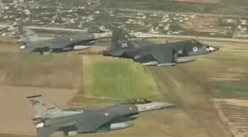 Türk ve Azerbaycan Hava Kuvvetlerinden gökyüzünde gövde gösterisi