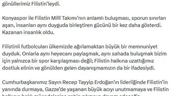 Konya'da yeşil sahalarda Filistin dayanışması: Sporun birleştirici gücü sahaya yansıdı