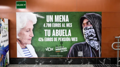 İspanya'da mahkeme, aşırı sağcıların göçmen karşıtı posterini "meşru" buldu