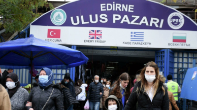 Yılbaşı öncesi Bulgar vatandaşları Edirne'ye akın etti