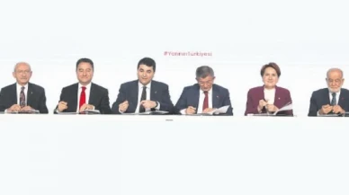 Altılı masanın liderlerinden ortak sosyal medya paylaşımı geldi