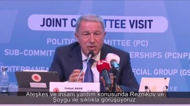 Hulusi Akar’dan Yunan parlamentere: “Kıbrıs’ın kuzeyini işgal derseniz zaten siz başından kavga etmek istiyorsunuz demektir’’