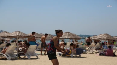İBB plajları bayram tatilinde doluydu