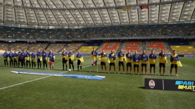 Ukrayna'da futbol ligi seyircisiz olarak yeniden başladı