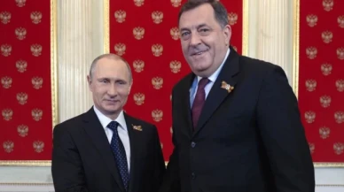 Bosnalı Sırp lider Dodik’ten Vladimir Putin’e Sırp Cumhuriyeti Nişanı