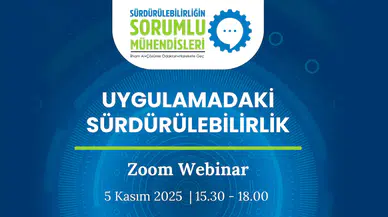 Genç mühendisler sektörün liderleriyle "Uygulamadaki Sürdürülebilirlik" webinarında buluşuyor