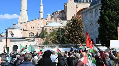 İstanbul’da on binler “Gazze’ye özgürlük” için yürüdü: Ayasofya’dan Eminönü’ne büyük destek