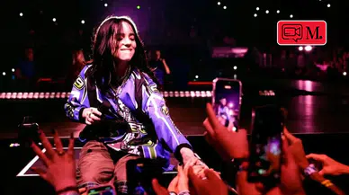 Billie Eilish Miami konserinde hayranı tarafından yere düşürüldü
