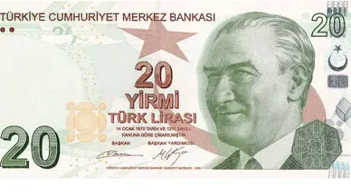 Merkez Bankası yeni 20 liralık banknotları tedavüle çıkardı