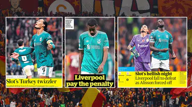 Galatasaray’ın Liverpool karşısındaki tarihi zaferi İngiliz basınında yankı buldu: "Slot'un cehennem gecesi"