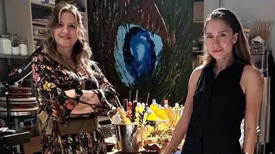 Elif Erdem ve Elif Saltık’tan Sahrayıcedit’te Butik Sanat Atölyesi