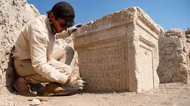 Hristiyanlığın yayıldığı Lystra Antik Kenti’nde 'Türk izleri': Turkuaz rengi, nazar boncukları...