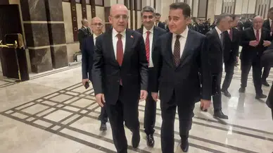 Ali Babacan ve Mehmet Şimşek, 29 Ekim resepsiyonunda yan yana görüntülendi