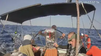 Sumud Filosu'nun son gemisi Marinette'ye İsrail müdahalesi