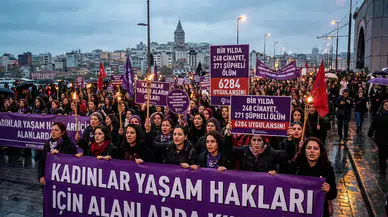 Şiddetin gölgesinde 25 Kasım: Kadınlar Türkiye’nin dört bir yanında sokağa iniyor