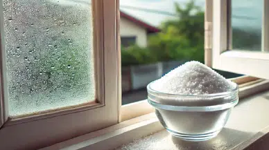 Pencere kenarına tuz koyun, kışın sorunlarını bitirin