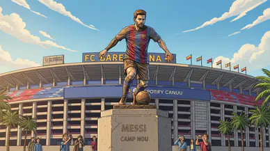 Barcelona, Camp Nou’nun önüne Lionel Messi heykeli dikecek