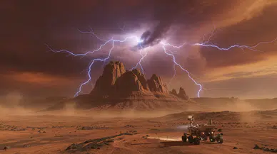 NASA Perseverance ile Mars’ta ilk yıldırım sesi tespit edildi