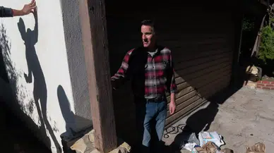 Ev sahibinin bahçesindeki gizemli hasarın sebebi şaşkına çevirdi