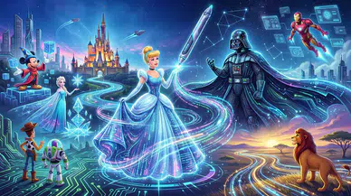 Cinderella’dan Darth Vader’a: Yapay zeka artık Disney masallarını baştan yazacak