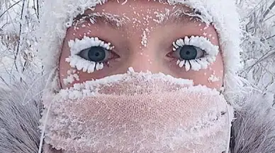 Yakutsk’ta dondurucu soğuk: Termometreler eksi 45 dereceyi gördü