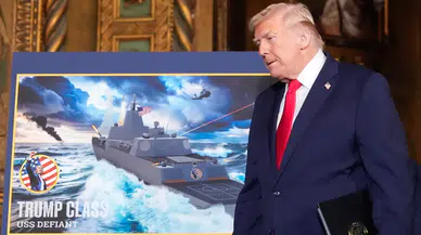 Trump açıkladı: ABD Donanması'na lazer, hipersonek ve nükleer silah taşıyan gemiler geliyor