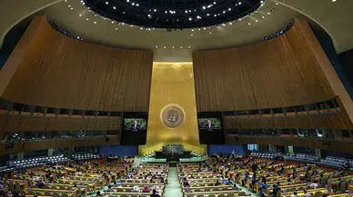 Filistin'de işgale son verilmesini ve iki devletli çözümü talep eden karar BM Genel Kurulu'nda kabul edildi