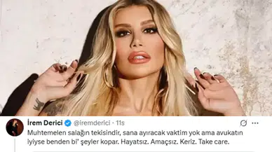 Yanlış kişiye hakaretler yağdırmıştı: İrem Derici, para istediklerini açıkladı