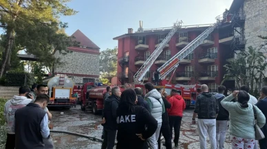 Marmaris'te 5 yıldızlı otelde yangın faciasının eşiğinden dönüldü: Yüzlerce kişi tahliye edildi, 15 kişi hastanede