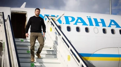 Zelenski, Cumhurbaşkanı Erdoğan ile görüşmek üzere Ankara'ya geldi