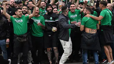 UEFA Konferans Ligi finali öncesi taraftarlar arasında kavga çıktı