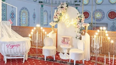 Kocaeli'de bir camide baby shower: Olaya ilişkin soruşturma başlatıldı