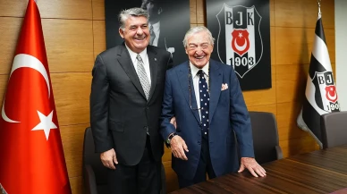 Rahmi Koç, Beşiktaş Başkanı Serdal Adalı'yı ziyaret etti