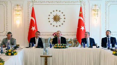 Euroleague şampiyonu Fenerbahçe Beko Cumhurbaşkanı Erdoğan'ı ziyaret etti