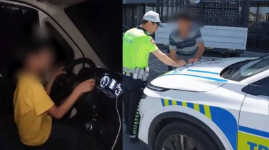 Kayseri'de 10 yaşındaki oğluna araç kullandıran babaya 21 bin TL ceza