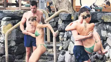 Oyuncu Melisa Döngel, sevgilisi Samir Balkan'la Bodrum'da sezonu açtı!