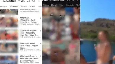 YouTube’da ahlak skandalı: Tatil yapan kadınları ve çocukları gizlice çekip yayınladı!