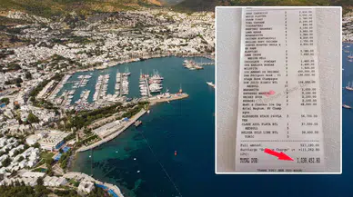 Bodrum’da 1 milyon 38 bin TL'lik restoran hesabı sosyal medyada tepki topladı