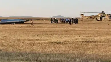 Konya'da tatbikat sırasında İHA düştü