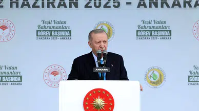 Cumhurbaşkanı Erdoğan: Artan sıcaklıklar orman varlığımızı tehdit ediyor