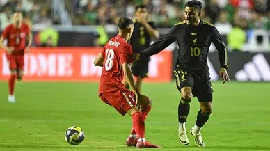 Milli takım, Meksika ile oynadığı hazırlık maçını 1-0 kaybetti