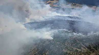 Manisa Kula’da orman yangını: Havadan ve karadan müdahale sürüyor