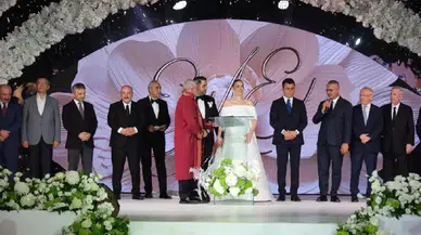 Sinan Engin’in kızı Elif Engin ile Ahmet Emin Ahlatcı görkemli bir düğünle evlendi