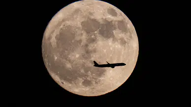 Çilek Dolunayı doğal bir görsel şölen oluşturdu